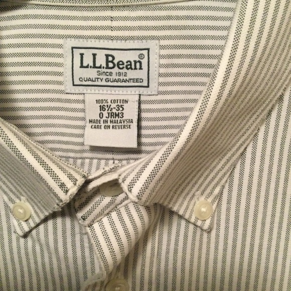 L.L. Bean Long Sleeve Dress Shirt - Picture 3 of 5